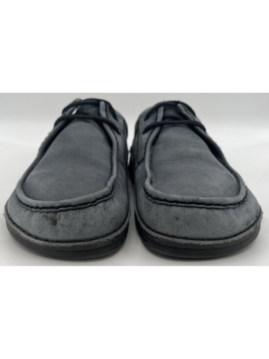 Birkenstock Pasadena Blue Gray Nubuck Suede Leather Moc-Toe Shoes EU40/L9/M7 main image 4